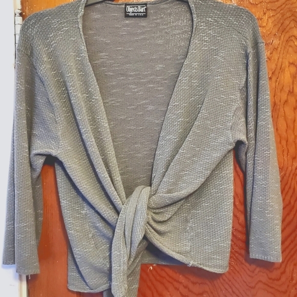 Grey Pull On Sweater, Size 1X - Picture 3 of 8